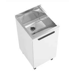 Kit Lavanderia Inox Mini Ghelplus 32 Litros Branco