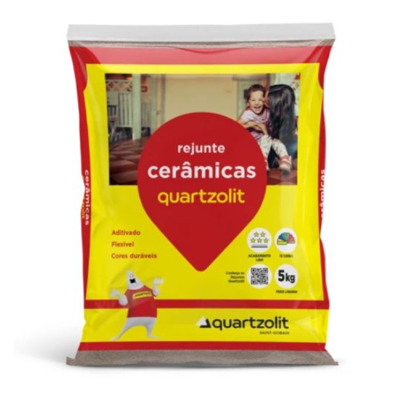 Rejunte Quartzolit Cerâmica 1kg Caramelo