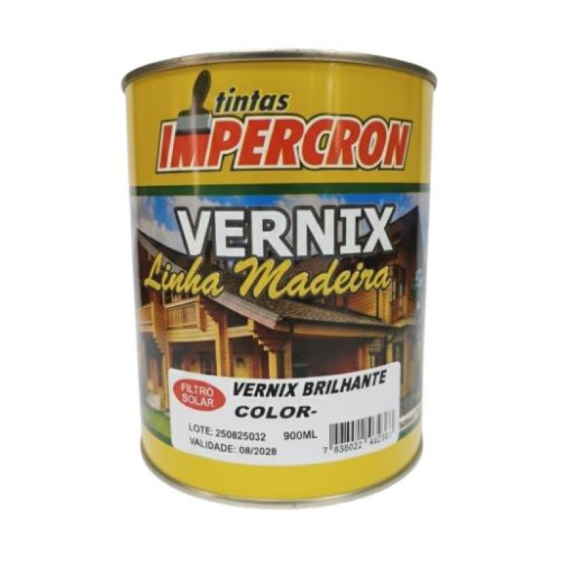 Verniz Brilhante Impercron 900ml Mogno