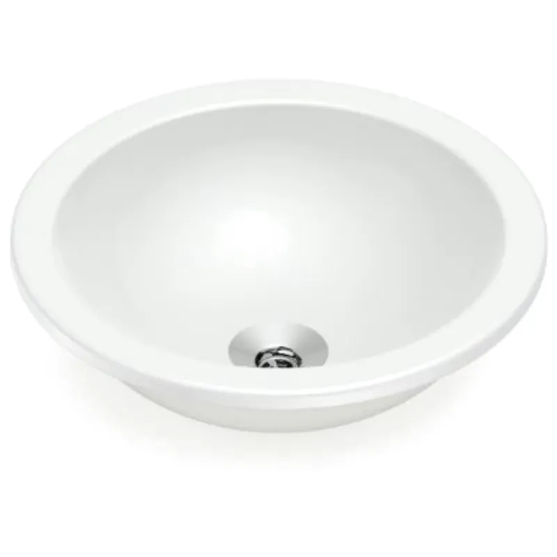Cuba de Sobrepor e Embutir Oval Incepa 36 cm x 36 cm Branco