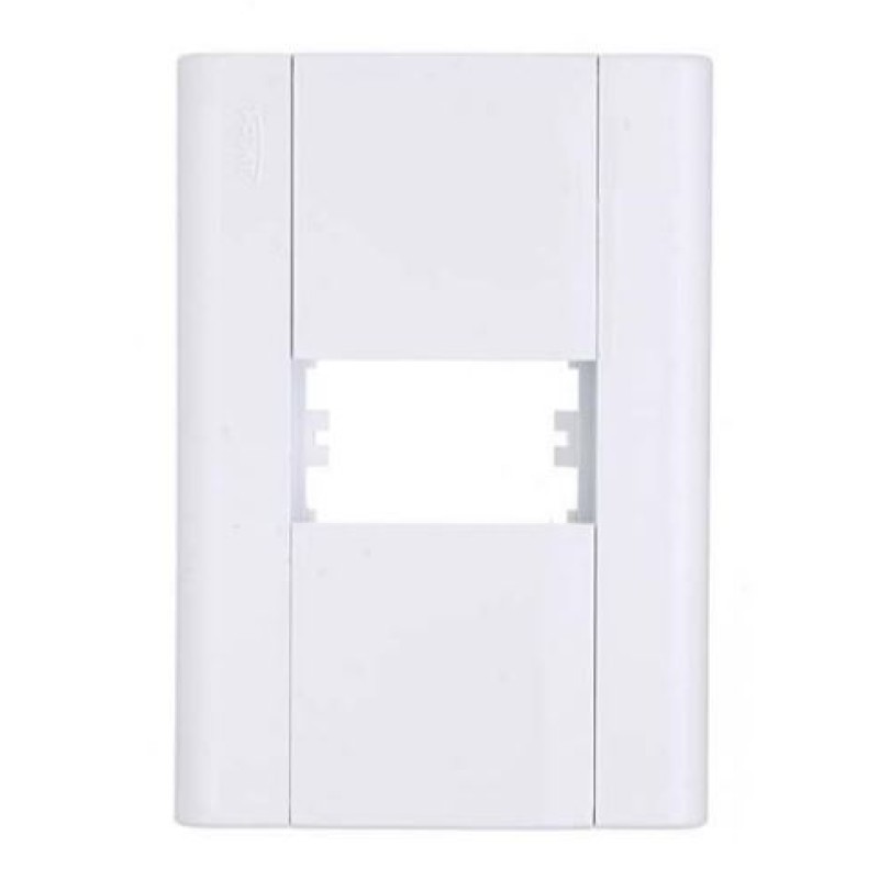 Conjunto Placa 4x2 1 Posição Fame Modulare Branco R.31