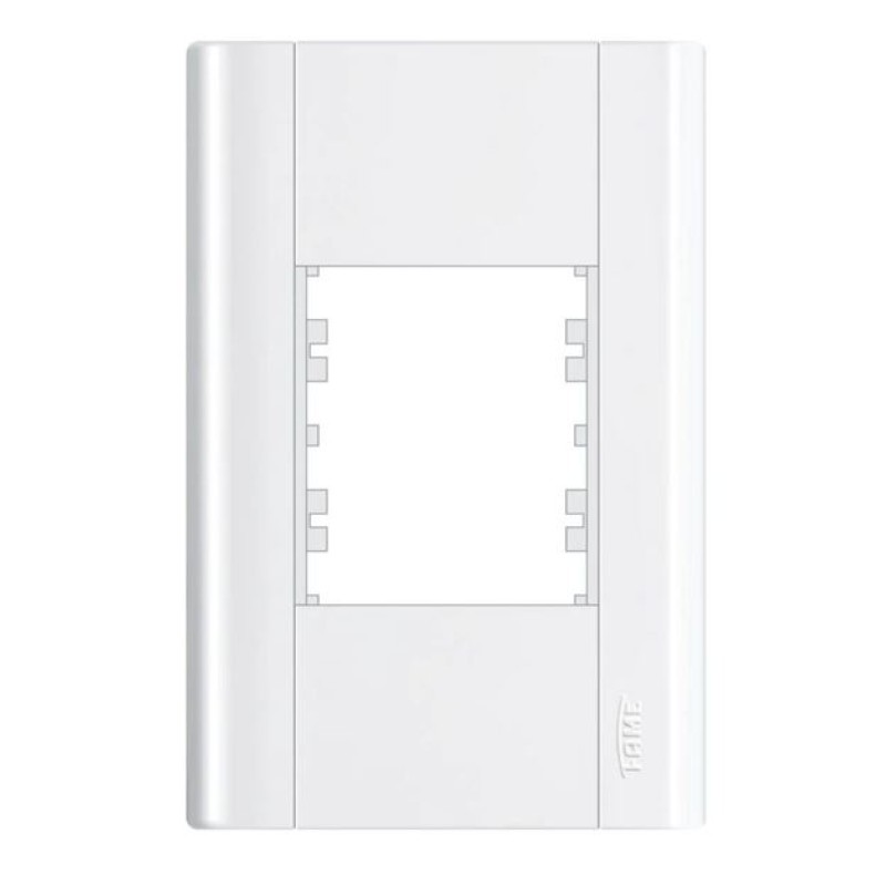 Conjunto Placa 4x2 2 Posição Fame Modulare Branco R.72