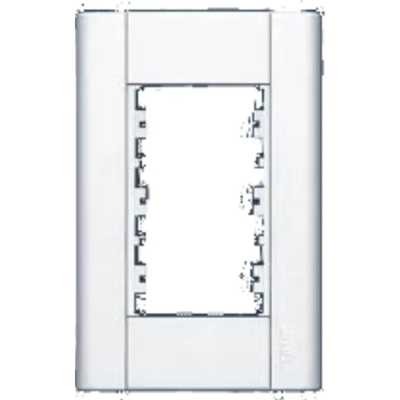 Conjunto Placa 4x2 3 Posição Fame Modulare Branco R.85