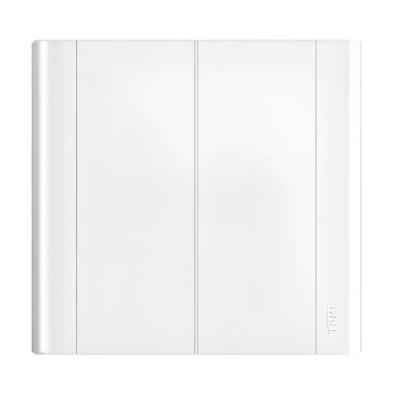 Conjunto Placa 4x4 Cega Fame Modulare Branco R.1144
