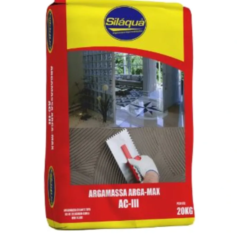 Argamassa Silaqua 20kg ACIII Cinza Interna/Externa