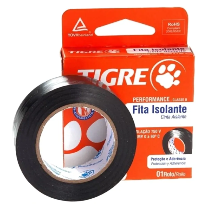 Fita Isolante Tigre 20 Metros