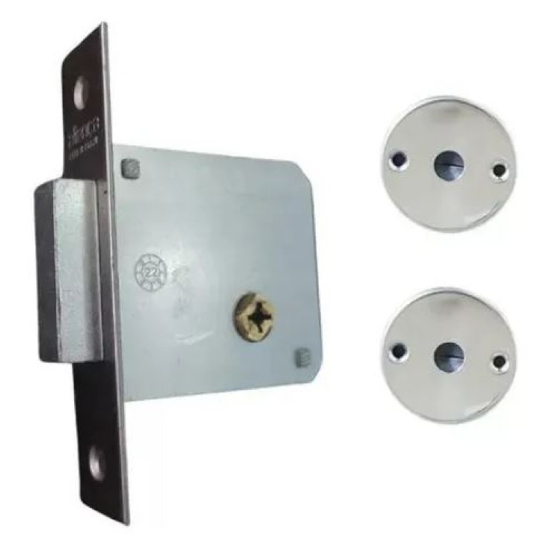 Fechadura Tetra Aliança Inox Polido 2 Peça Ref F2000
