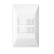 2 Interruptor Simples Fame Sistema Externo Branco R.947