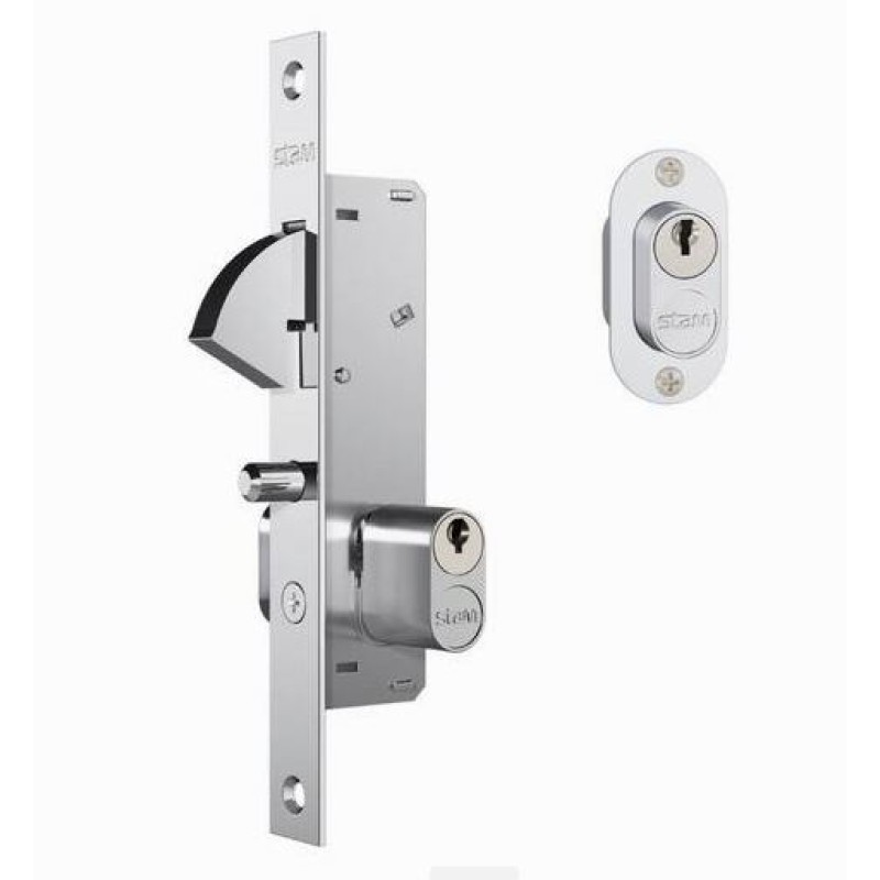 Fechadura Para Porta de Correr Stam Inox Ref 905