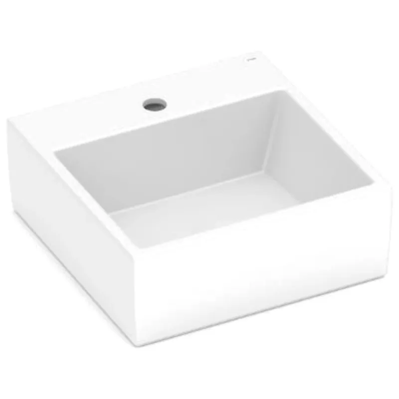 Cuba de Apoio Quadrada Loft Q1 Incepa 41 cm x 41 cm Branco