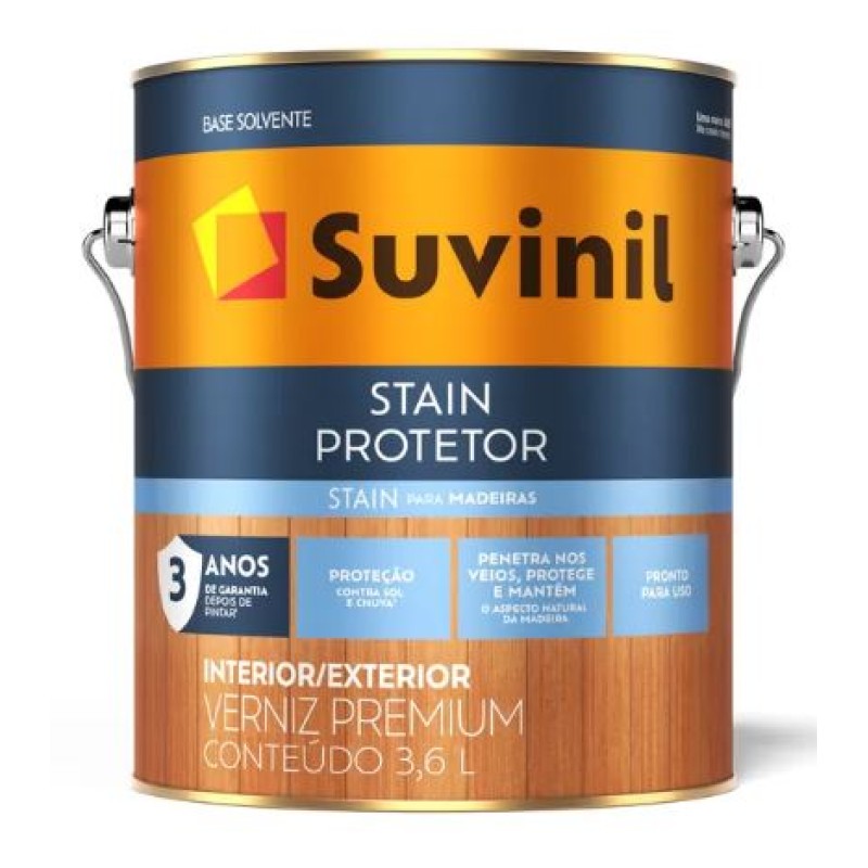 Verniz Staim Suvinil 3,6 Litros Mogno
