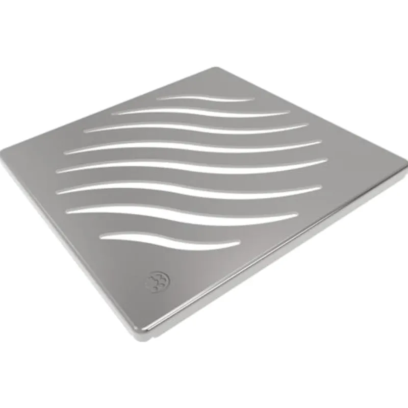 Grelha Tigre 100mm Quadrado Inox