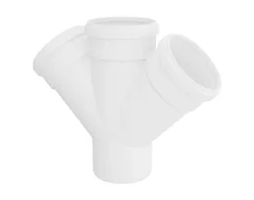 Junção Dupla Esgoto Tigre 75mmx75mmx75mm
