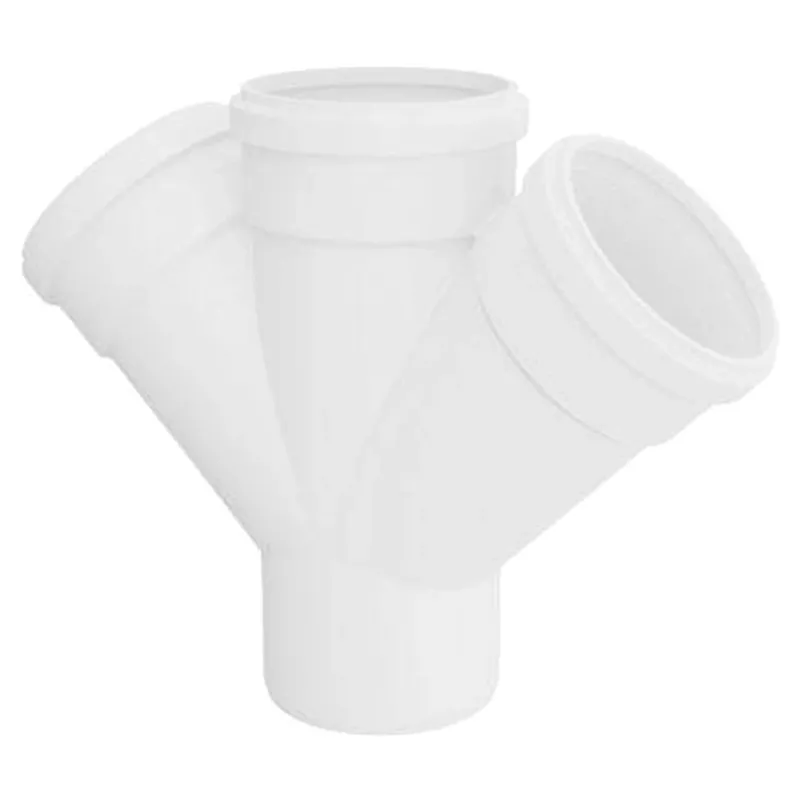 Junção Dupla Esgoto Tigre 75mmx75mmx75mm