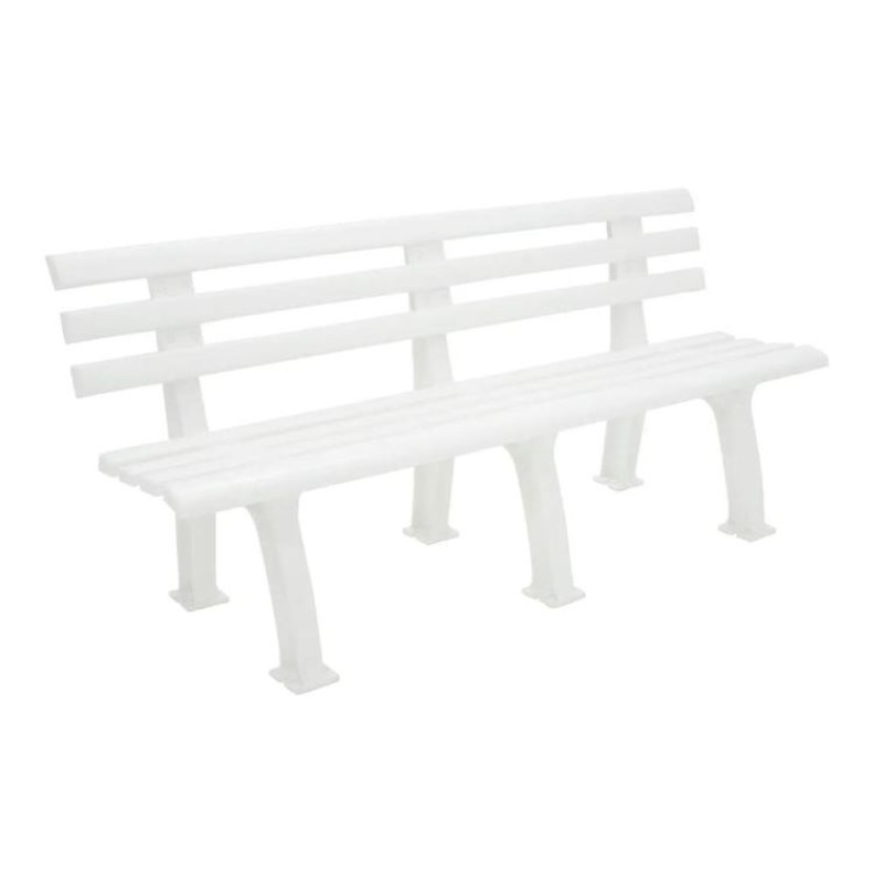 Banco jardim Tramontina Tramanda Polipropileno Branco 