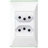 2 Tomada 20A Fame Sistema Externo Branco R.1408