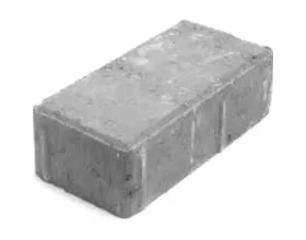 PAVER IVEMAR RETANG.10X20X8CM 50/M2 NATURAL