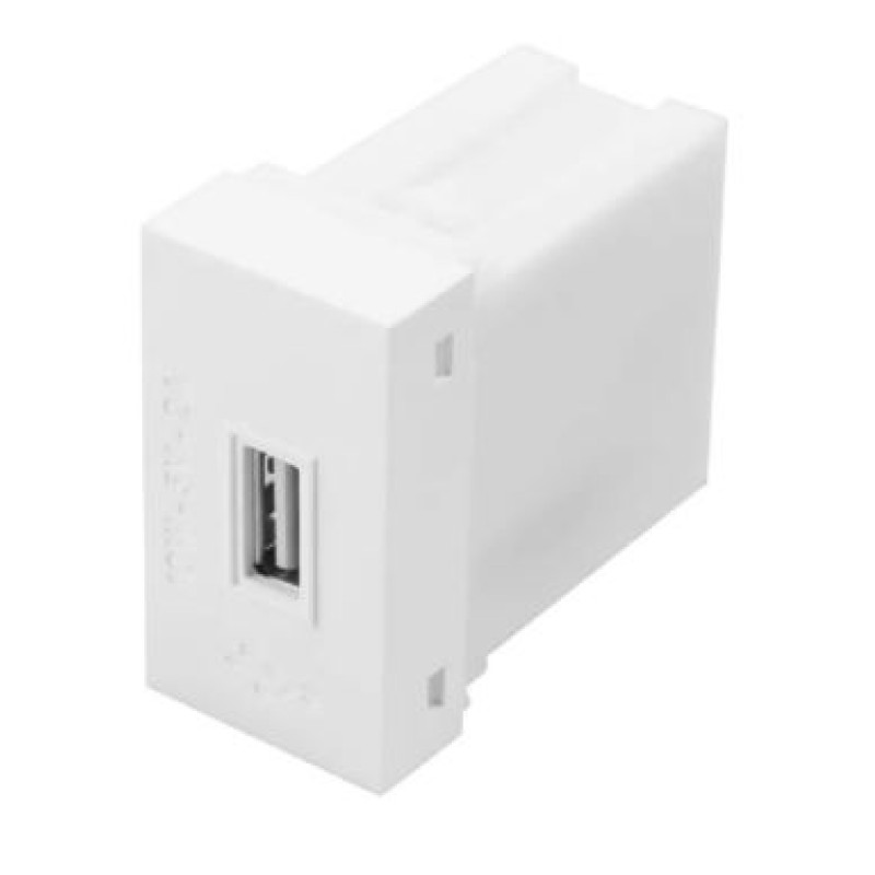 Módulo Tomada USB Fame Habitat Branco R.2736