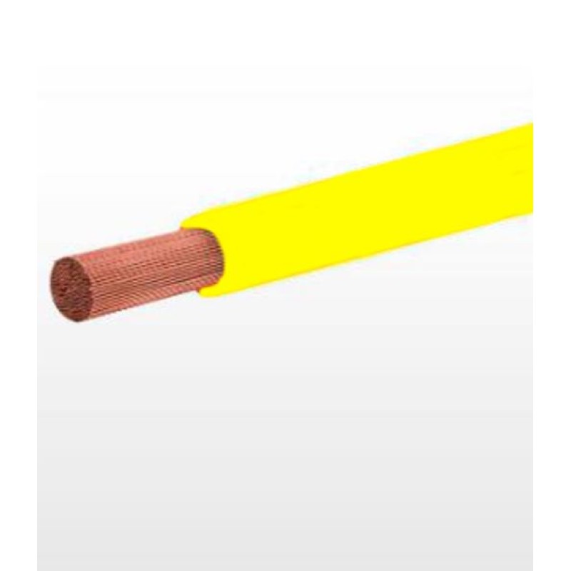 Fio Flexível PW 10,0 mm C/100 Metros 450/750V Amarelo 