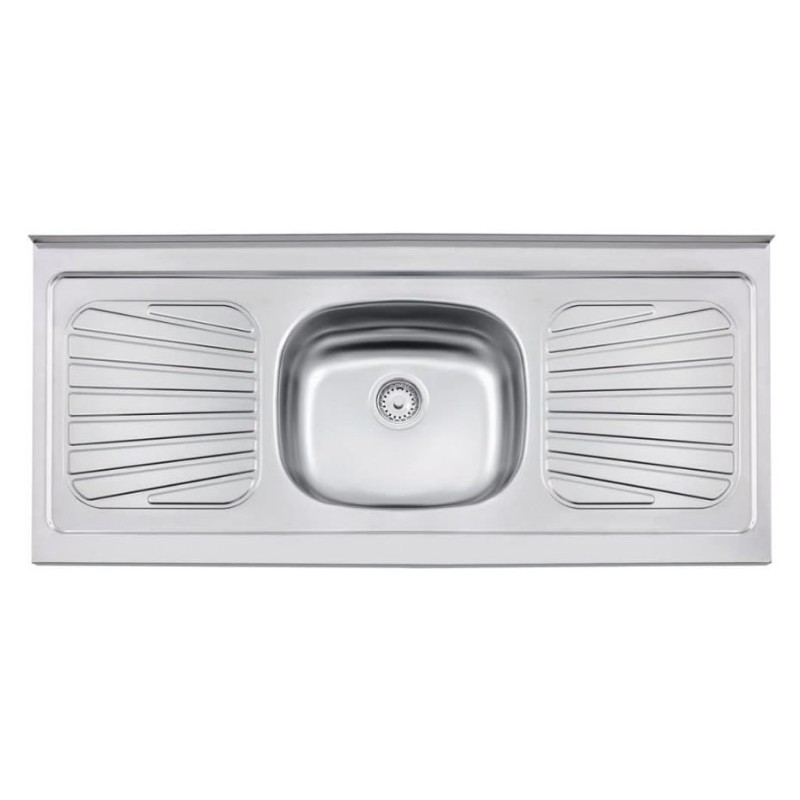 Pia Cozinha Inox Tramontina New Raggi 1,20 Metros C/Válvula R.93041/527