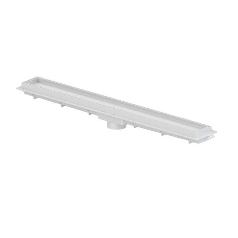 Ralo Linear Invisível Tigre 90 cm Grelha Branca