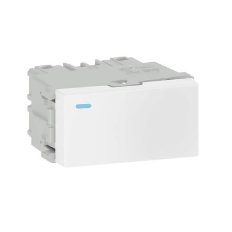 Módulo Interruptor Simples/Paralelo C/Led Weg Refinatto Branco R.14308607