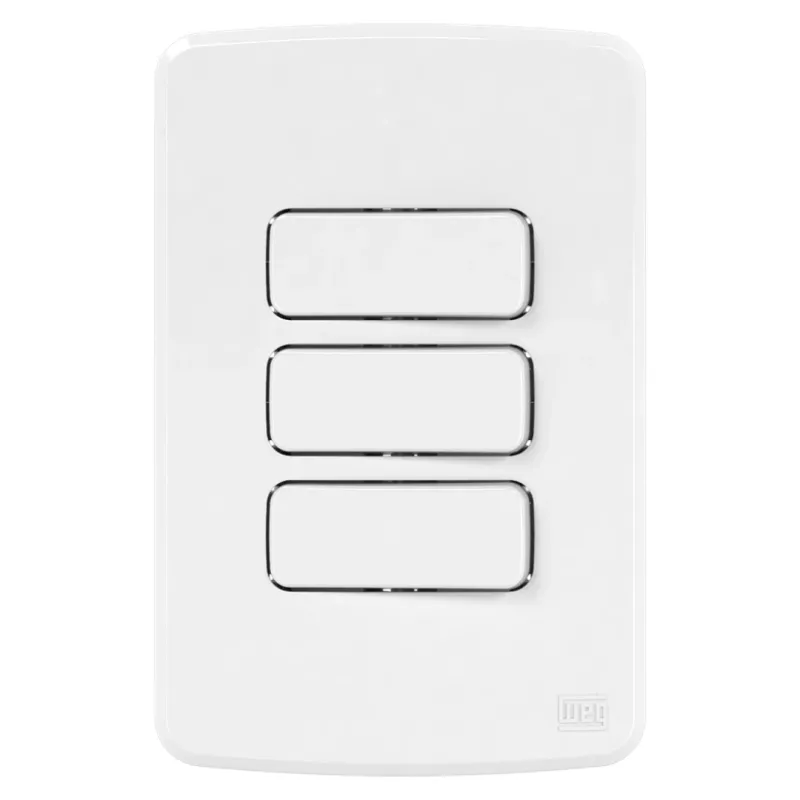 Conjunto 3 Interruptor Simples Weg Composé Branco R.13272423