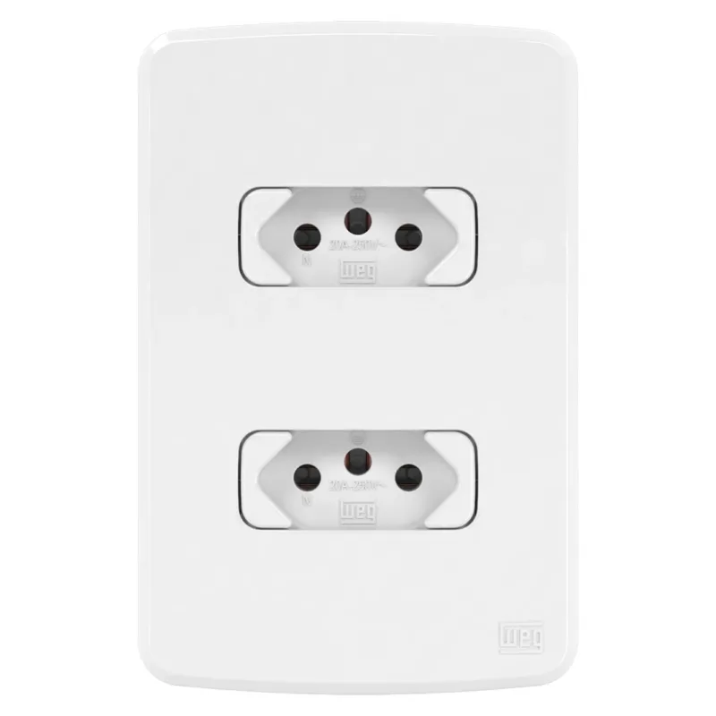 Conjunto 2 Tomada 20A Weg Composé Branco R.13272666