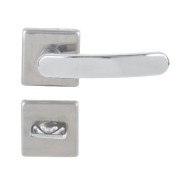 Fechadura Banheiro Aliança Cromado Quadratta Premium Ref 2800/81