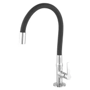 Torneira Cozinha Cristal Flex Mesa Preta R:2189 C55