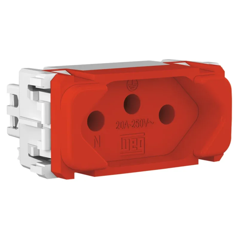 Módulo Tomada 20A Weg Composé Vermelho R.13203152