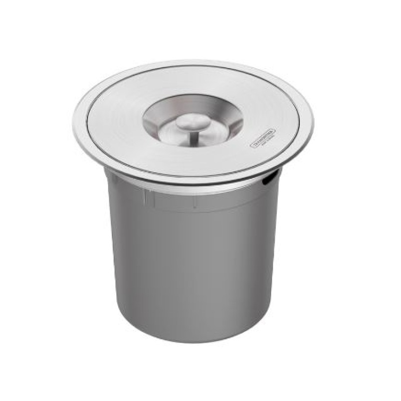 Lixeira de Embutir Inox Tramontina Clean Round 5 Litros R.94518/005