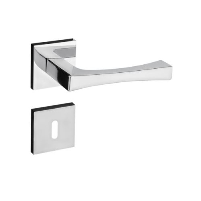 Fechadura Interna Roseta Pado Vivaldi Cromado Ref 885/90I