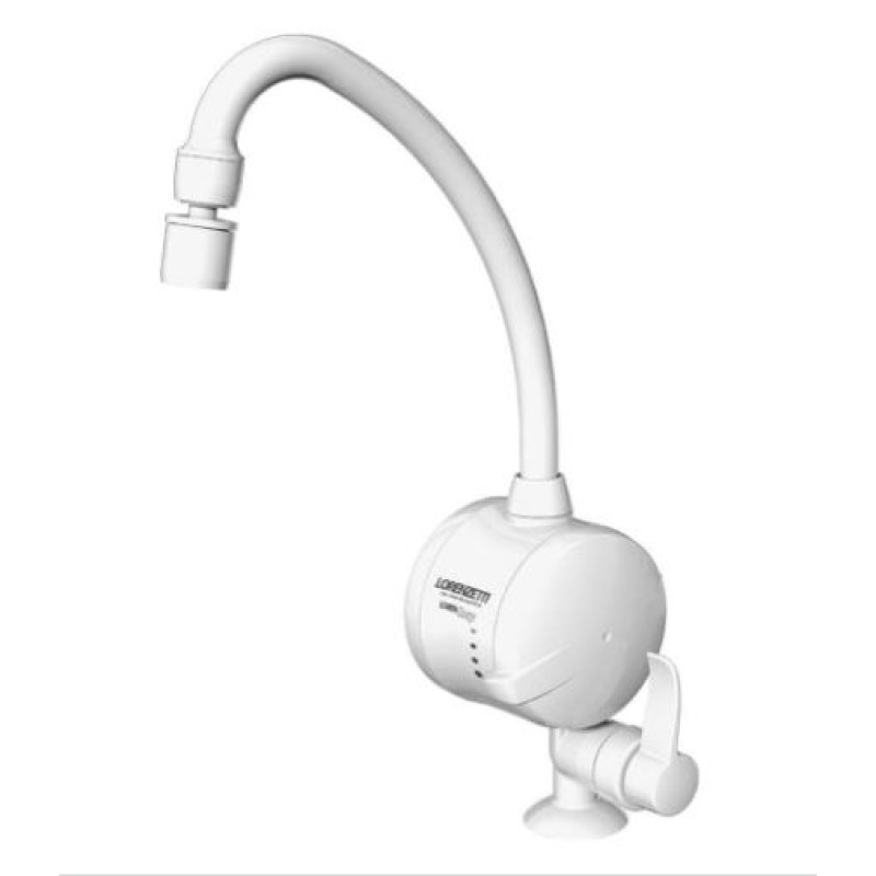 Torneira Elétrica Lorenzetti 5500W 220V Loren Easy Bancada Branco