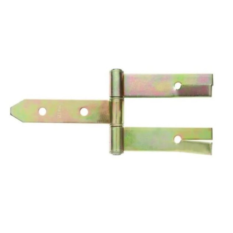 Dobradiça Haste Dupla para Portão Rocha FG RCE06 30cm(12pol) Dourado