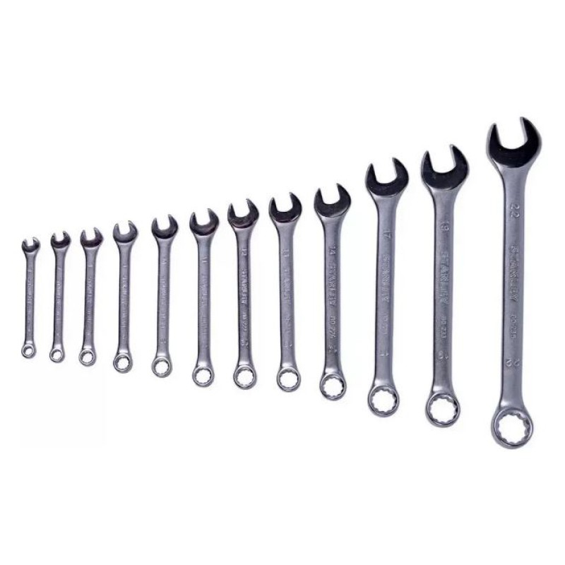 Jogo de Chave Combinada Stanley 6 a 22mm 12und