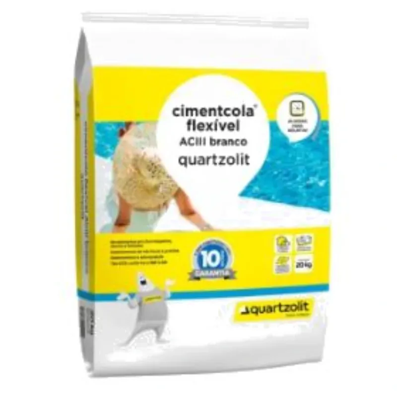 Argamassa Quartzolit 20kg ACIII Branco Interna/Externa