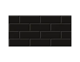 Revestimento Incopisos York Preto 339014 39cm x 75cm Brilhante