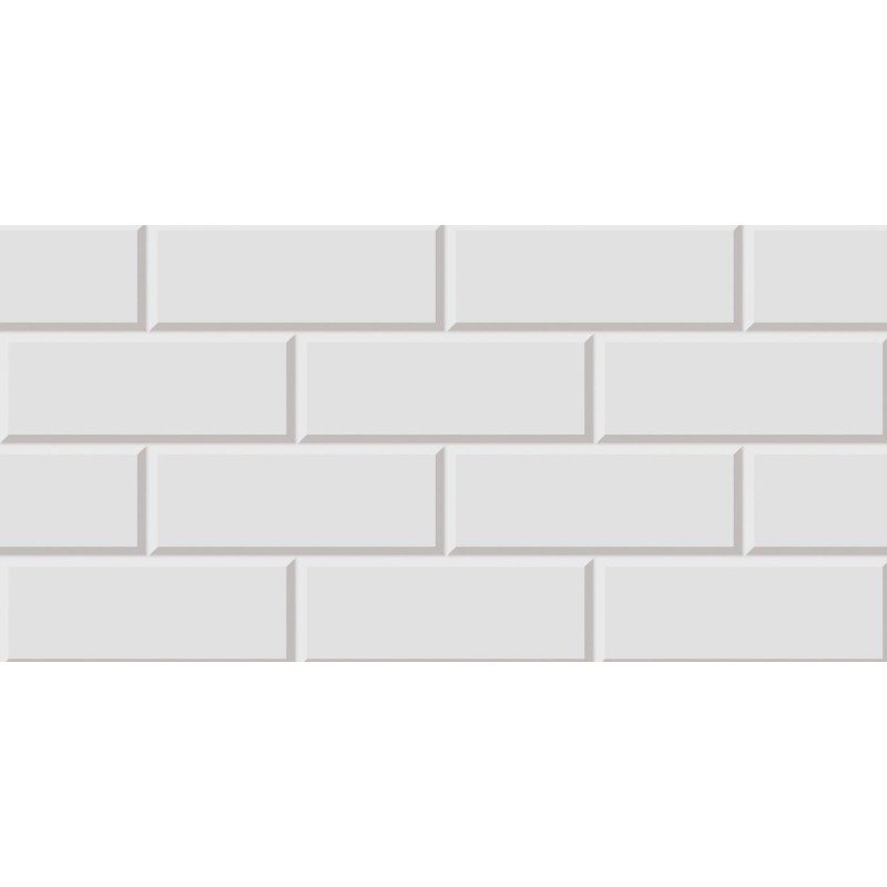 Revestimento Incopisos York Branco 339012 39cm x 75cm Acetinado