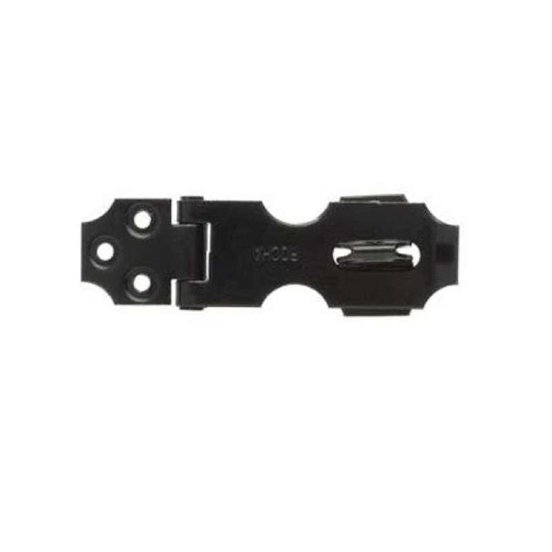 Ferrolho Porta Cadeado Rocha 1,9cmx5cmx1mm Preto