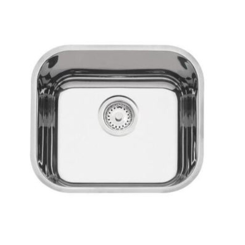 Cuba de Embutir Inox Tramontina Lavinia 47x30x17cm Brilhante C/Válvula R.94022/207