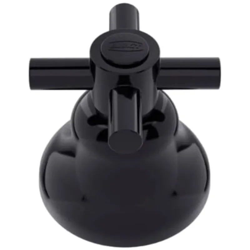 Acabamento ABS para Registro Blukit C-37 Black R.091704