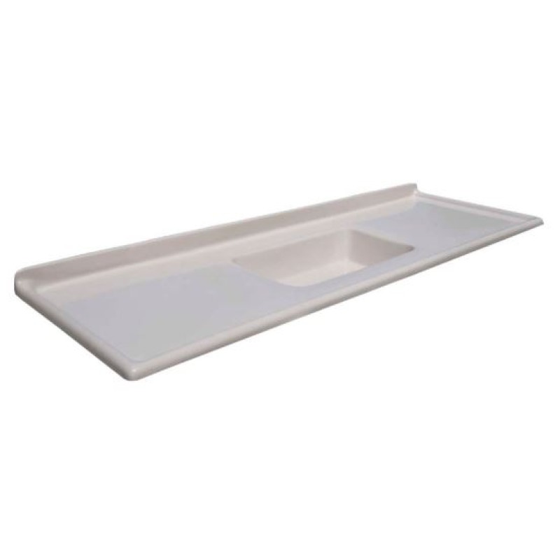 Pia de Cozinha Marmorite Isomármore 120 cm Travertino