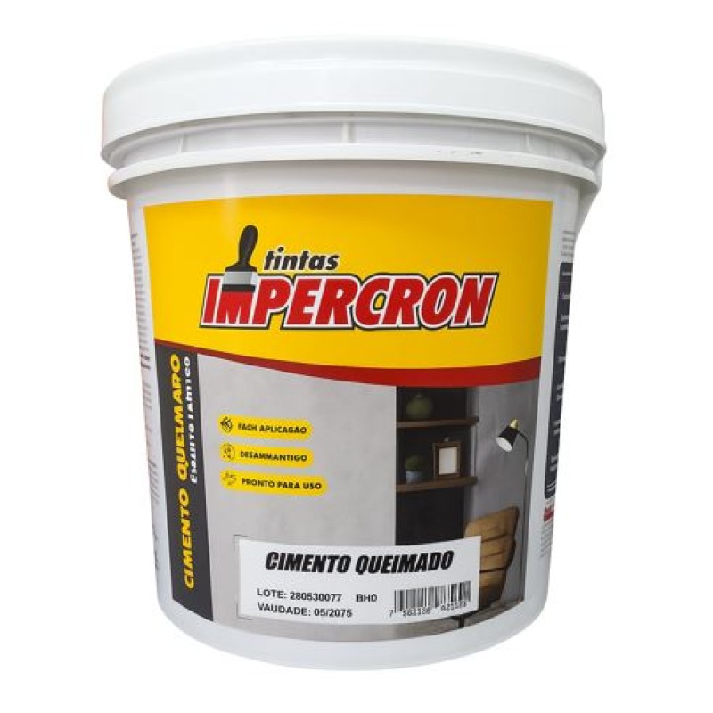 Cimento Queimado Impercron 5kg Concreto