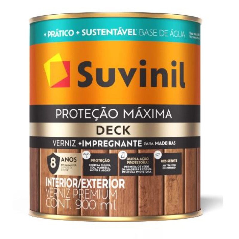 Verniz Proteção Máxima Deck 3,6 Litros Acetinado Natural