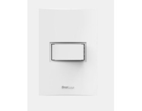 Conjunto Interruptor Simples Enerbras Beleze Branco Ref 1406-ES Conjunto Interruptor Simples Enerbras Beleze Branco Ref 1406-ES