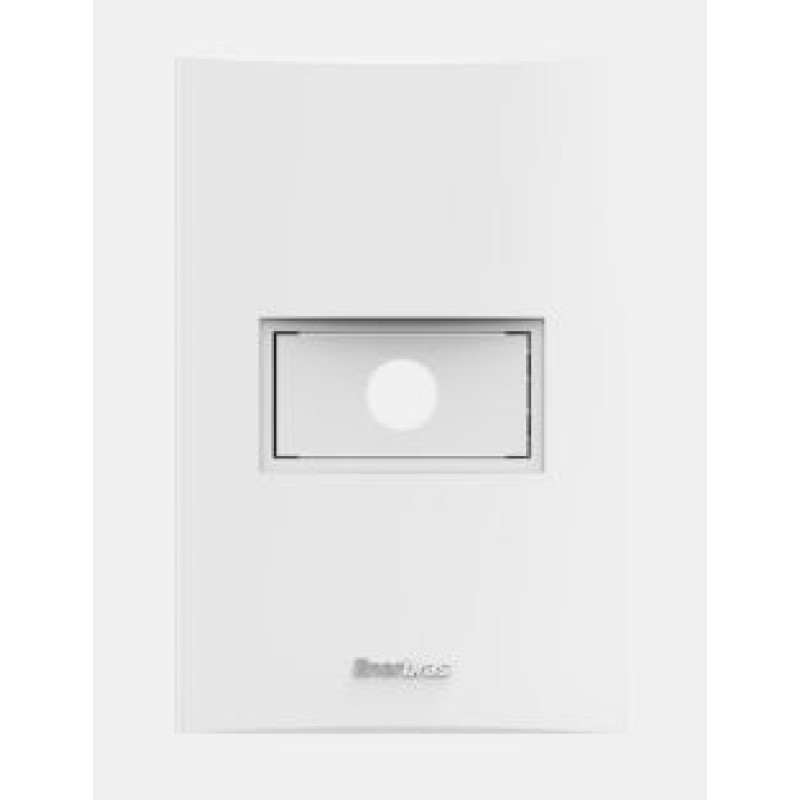 Conjunto Placa Saída 1 Fio 2x4 Enerbras Beleze Branco Ref 1411-E2