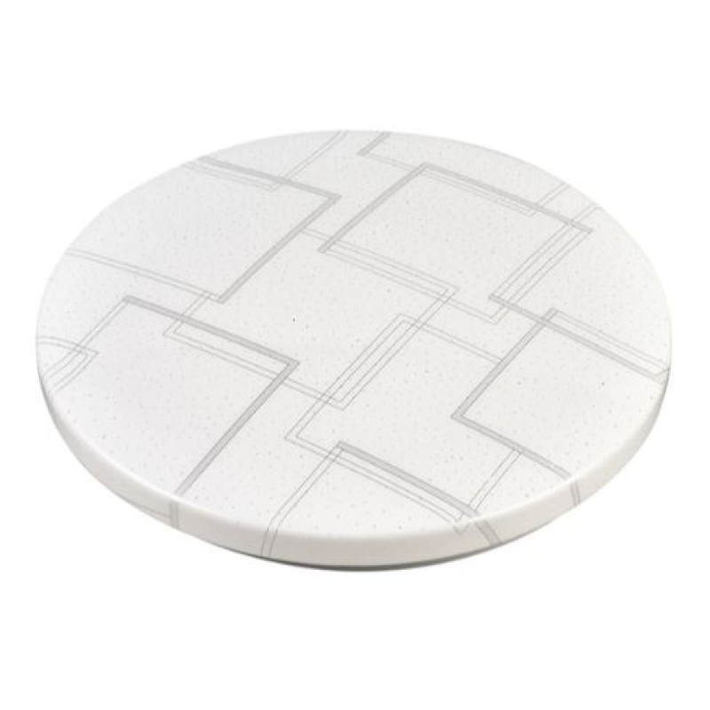 Plafon Led Taschibra Maite 18W Luz Amarela Branco