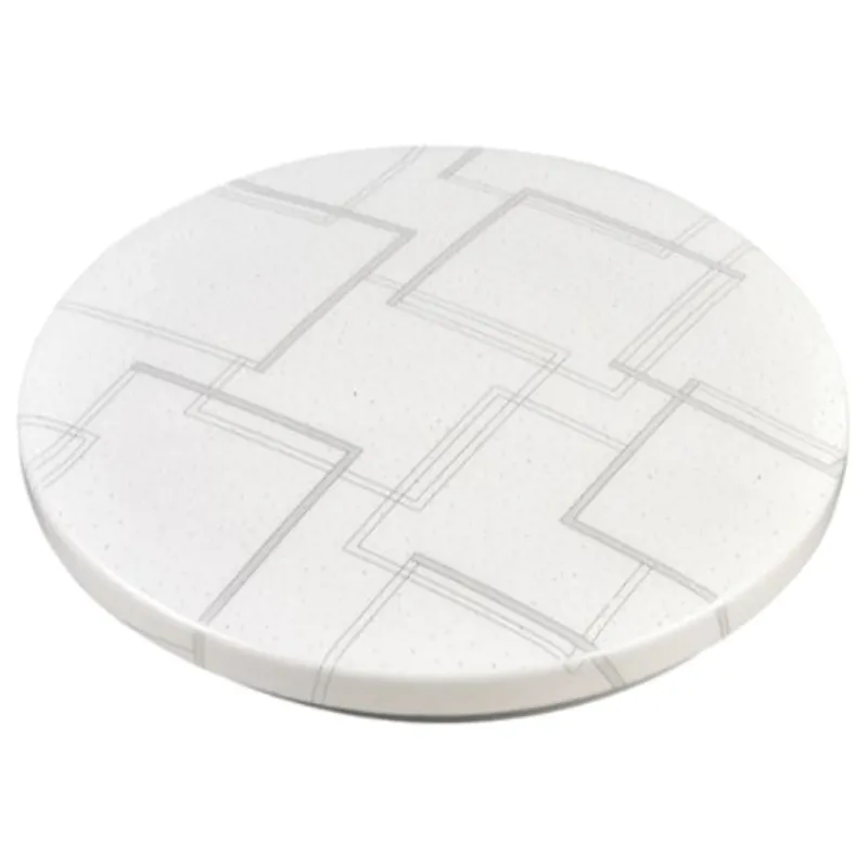 Plafon Led Taschibra Maite 18W Luz Amarela Branco