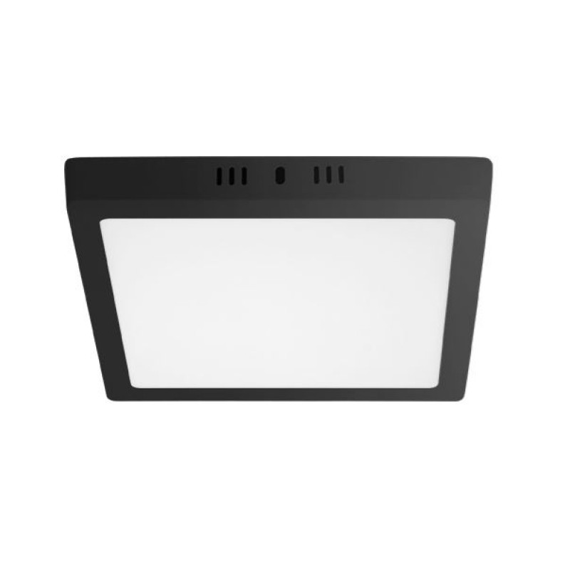 Painel de Sobrepor Led Taschibra 18W Luz Branca Quadrado Preto